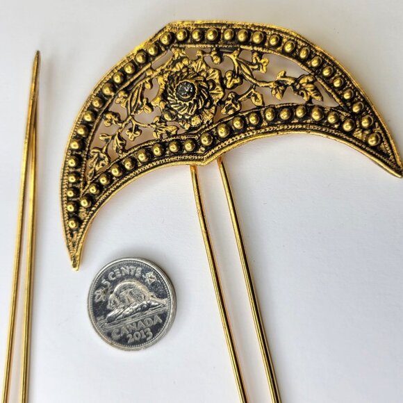 Hair Bun Long Pins Traditional Malay Indonesian HairBun Hair Pins - Picture 6 of 15